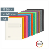 Schnellhefter-Set FACT!plus | A4, Füllhöhe: 10 mm, sortiert, 13 Stück