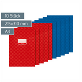 Hefthüllen-Set | 215×310 mm, A4, sortiert, 10 Stück