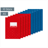 Hefthüllen-Set | A5, sortiert, 10 Stück