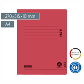 Schnellhefter FACT! Recycling | A4, Füllhöhe: 10 mm, rot