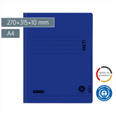 Schnellhefter FACT! Recycling | A4, Füllhöhe: 10 mm, dunkelblau