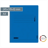 Spiralhefter FACT!plus | A4, Füllhöhe: 10 mm, blau