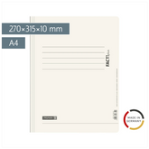 Schnellhefter FACT!plus | A4, Füllhöhe: 10 mm, weiß