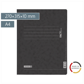 Schnellhefter FACT!plus | A4, Füllhöhe: 10 mm, schwarz