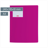 Schnellhefter FACT!pp | A4, Füllhöhe: 10 mm, pink