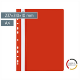 Schnellhefter „OFFICE TO GO“ | A4, Füllhöhe: 10 mm, rot