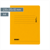 Jurismappe FACT!plus | A4, Füllhöhe: 10 mm, gelb