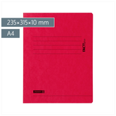 Jurismappe FACT!plus | A4, Füllhöhe: 10 mm, rot