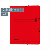 Sammelmappe FACT!plus | A4, Füllhöhe: 10 mm, rot
