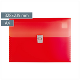 Fächermappe FACT!pp | A4, 10 Fächer, red