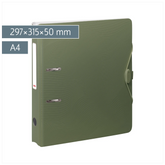 Ordner „WAVE“ Colour Code | A4, 50 mm, Hebelmechanik mit gummiertem Griff, olive