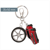 Schlüsselanhänger Fast Wheels | rot/schwarz