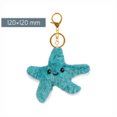 Schlüsselanhänger „Seestern“ Sunny Ocean | weiß/teal blue