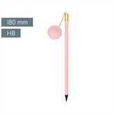 Bleistift „Bommel“ Colour Code | HB, rund, rose