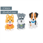 Radiergummi-Set „Hund“ | 3 Stück
