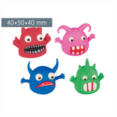 Radiergummi „Monster“ 3D | sortiert