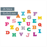 Radiergummi-Set „Schultüte A-Z“ | mehrfarbig, 26 Stück