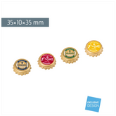 Radiergummi „Kronkorken“ 3D | sortiert