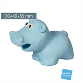 Radiergummi „Hippo“ 3D | hellblau