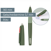 Gelschreiber „REMOVE“ Colour Code radierbar | breit, 0,7 mm, olive