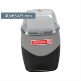 Dosenspitzer mit Radiergummi Colour Code 2 in 1 | onyx