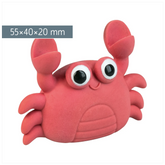 Radiergummi „Krabbe“ Sunny Ocean 3D | rot