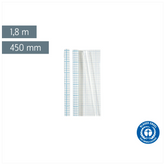 Bucheinbandfolie | 450 mm × 1,8 m, selbstklebend, transparent