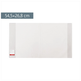 Buchschoner | 26,5×54,5 cm, stabile Folie, PVC, glasklar