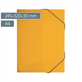 Heftsammler FACT!pp | A4, Füllhöhe: 30 mm, gelb
