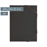 Heftsammler FACT!pp | A4, Füllhöhe: 30 mm, onyx