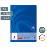 Schulheft Premium Vivendi | A4, Lineatur 4, 16 Blatt, blau
