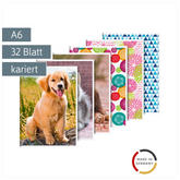 Schulheft | A6, Lineatur 52, 32 Blatt, sortiert