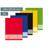 Sammelmappe für A4 | A4, Füllhöhe: 16 mm, sortiert