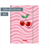 Sammelmappe Fruity Love für A3 | A3, Füllhöhe: 10 mm, rosa/rot