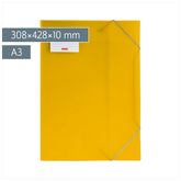 Sammelmappe FACT!pp | A3, Füllhöhe: 10 mm, gelb