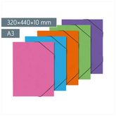 Sammelmappe FACT!plus | A3, Füllhöhe: 10 mm, sortiert