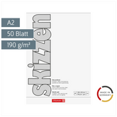 Skizzenblock | A2, 50 Blatt, weiß