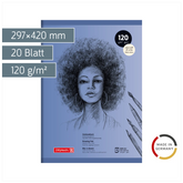 Zeichenblock | A3, 20 Blatt, blau