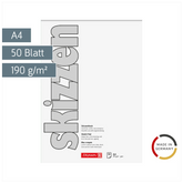 Skizzenblock | A4, 50 Blatt, weiß