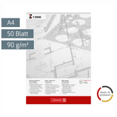Entwurfblock | A4, 50 Blatt, weiß
