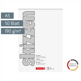 Skizzenblock | A5, 50 Blatt, weiß