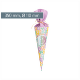 Schultüte Happy Hippie | mehrfarbig, pastell