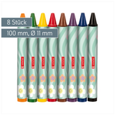 Wachsmalstifte-Set Happy Hippie | mint, 8 Stück