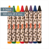 Wachsmalstifte-Set Sweet Wild Cat | 8 Stück