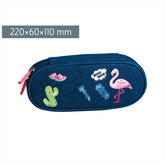 Schlampermäppchen „Patches“ | blau/mehrfarbig
