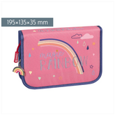 Federmäppchen Magic Rainbow | 2 Klappe(n), rosa