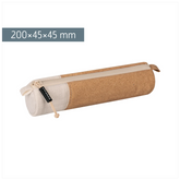 Schlampermäppchen s'maepp S „Cork“ | creme/braun
