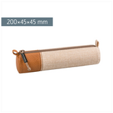 Schlampermäppchen s'maepp S „Perforated“ | beige/braun