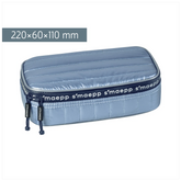Schlampermäppchen s'maepp XL „Cool“ | 1 Klappe(n), eisblau metallic