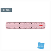 Lineal Colour Code | 15 cm, rose